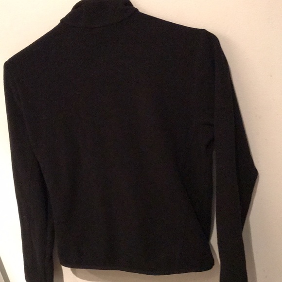 Qucchua black performance fleece jacket with zipper pockets w inner pocket - Picture 6 of 7
